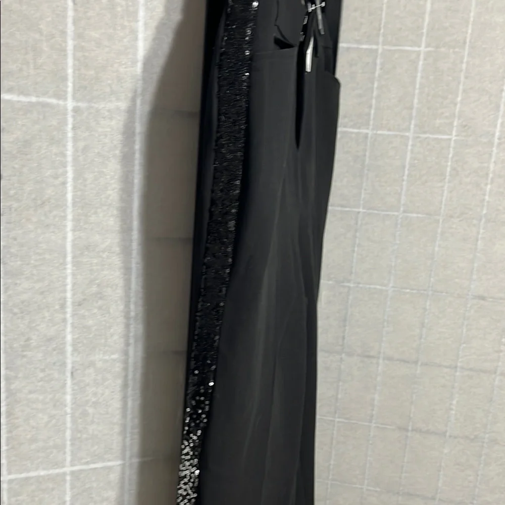 Sky High Trouser - Black & Ombre Sequin, Sz 16 - Picture 3 of 8